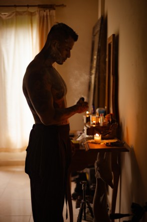 Octavio Ventura, shadowed moody body shot.