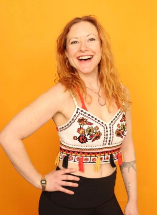 Charlotte Taylor Healing Arts, Tantra Crystal Palace, HD professional shot, smiling hand on hip