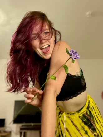 Kinky Erotic Massage session in Berlin with practitioner Lilabiene